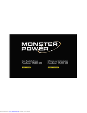Monster Power HTS2000 Owner's Manual