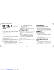 Netgear ProSAFE WNDAP380R Installation Manual