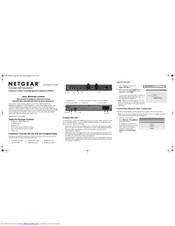 Netgear ProSecure UTM25S Installation Manual