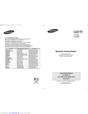 Samsung LE40M6 Owner's Instructions Manual