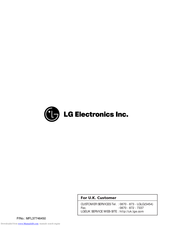 LG WD-14331FDK Owner's Manual