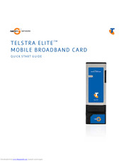 Sierra Wireless Telstra Elite Quich Start Manual