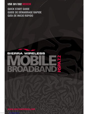 Sierra Wireless 301 Quick Start Manual