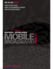 Sierra Wireless USB 302 Quick Start Manual