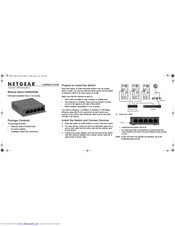Netgear FS308 - Switch Installation Manual