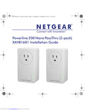 Netgear XAVB1601 Installation Manual