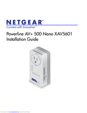 Netgear XAV5601 Installation Manual