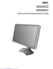 NEC MD242C2 Installation & Maintenance Manual
