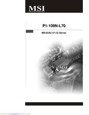 MSI P1-109N-L70 User Manual
