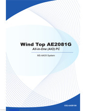 MSI Wind Top AE2081G User Manual