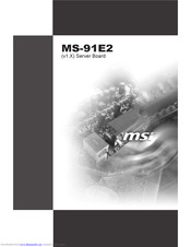 MSI MS-91E2 User Manual