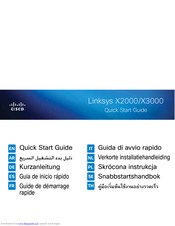 Cisco Linksys X2000 Quick Start Manual