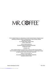 Mr. coffee Cafe Latte Manuals | ManualsLib