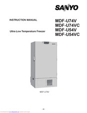 Sanyo MDF-U74V Instruction Manual