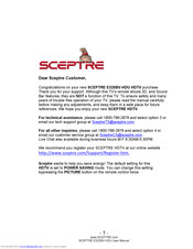 Sceptre E325BV-HDU Manual