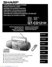 Sharp QT-CD121H Manuel De Fonctionnement