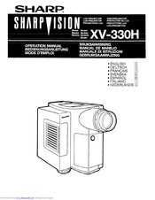 Sharp Sharp Vision XV-330H Gebruiksaanwijzing