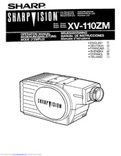 Sharp Sharp Vision XV-110ZM Bedienungsanleitung