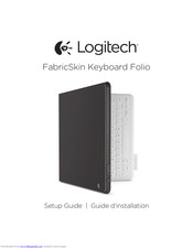 Logitech FabricSkin Keyboard Folio Setup Manual
