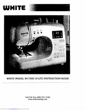 White White W1750C Instruction Book