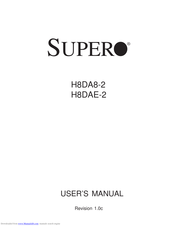 Supermicro Supero H8DA8-2 User Manual