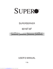 Supermicro Supero 6016T-6F User Manual