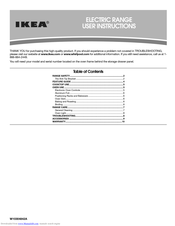 IKEA W10304842A User Instructions