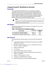 Compaq ProLiant ML350 User Manual