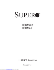 Supermicro Supero H8DM3-2 User Manual