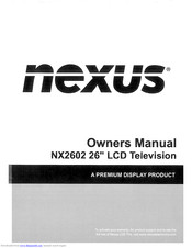 Nexus NX2602 Owner's Manual