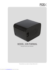 POS-X ION THERMAL User Manual