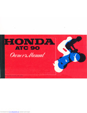 Honda ATC 90 Owner's Manual