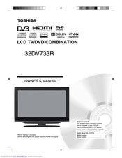 Toshiba 32DV733R Owner's Manual