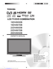 Toshiba 26DV665DB Owner's Manual