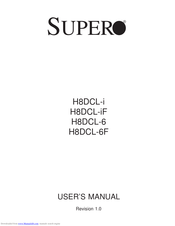 Supero H8DCL-6 User Manual