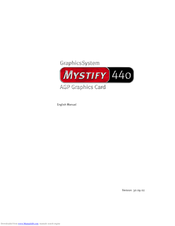 TerraTec Mystify 440 Manual