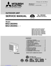 Mitsubishi Electric Mr.Slim MXZ-2B20NA-1 Service Manual