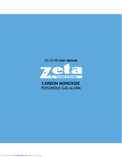 Zeta Alarm Systems ZD-CO-9B User Manual