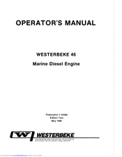 Westerbeke 46 Operator's Manual