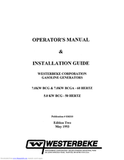 Westerbeke 4.5BCG Operator's Manual