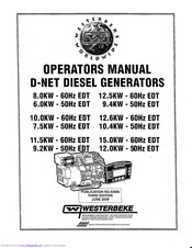 Westerbeke 8.0KW-60Hz ENDT Operator's Manual