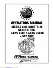 Westerbeke 5.0Kw BCDBR Operator's Manual