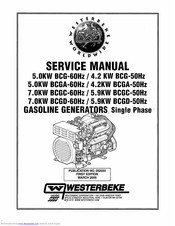 Westerbeke 5.0KW BCG-60Hz Service Manual