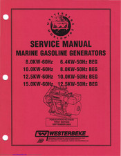Westerbeke 12.5KW-50Hz BEG Service Manual