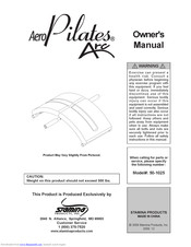 Stamina AeroPilates Arc Owner's Manual
