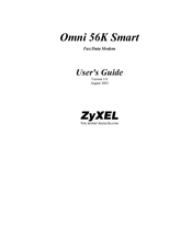 ZyXEL Communications Omni 56K Smart User Manual