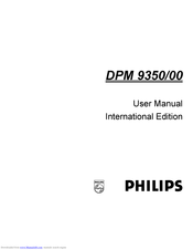 Philips DPM 9350/00 User Manual