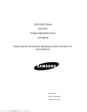 Samsung SGH-A516 User Manual