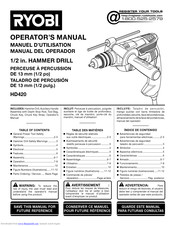 Ryobi HD420 Operator's Manual