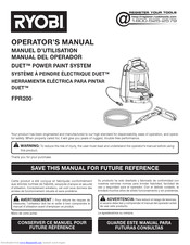 Ryobi DUET FPR200 Operator's Manual